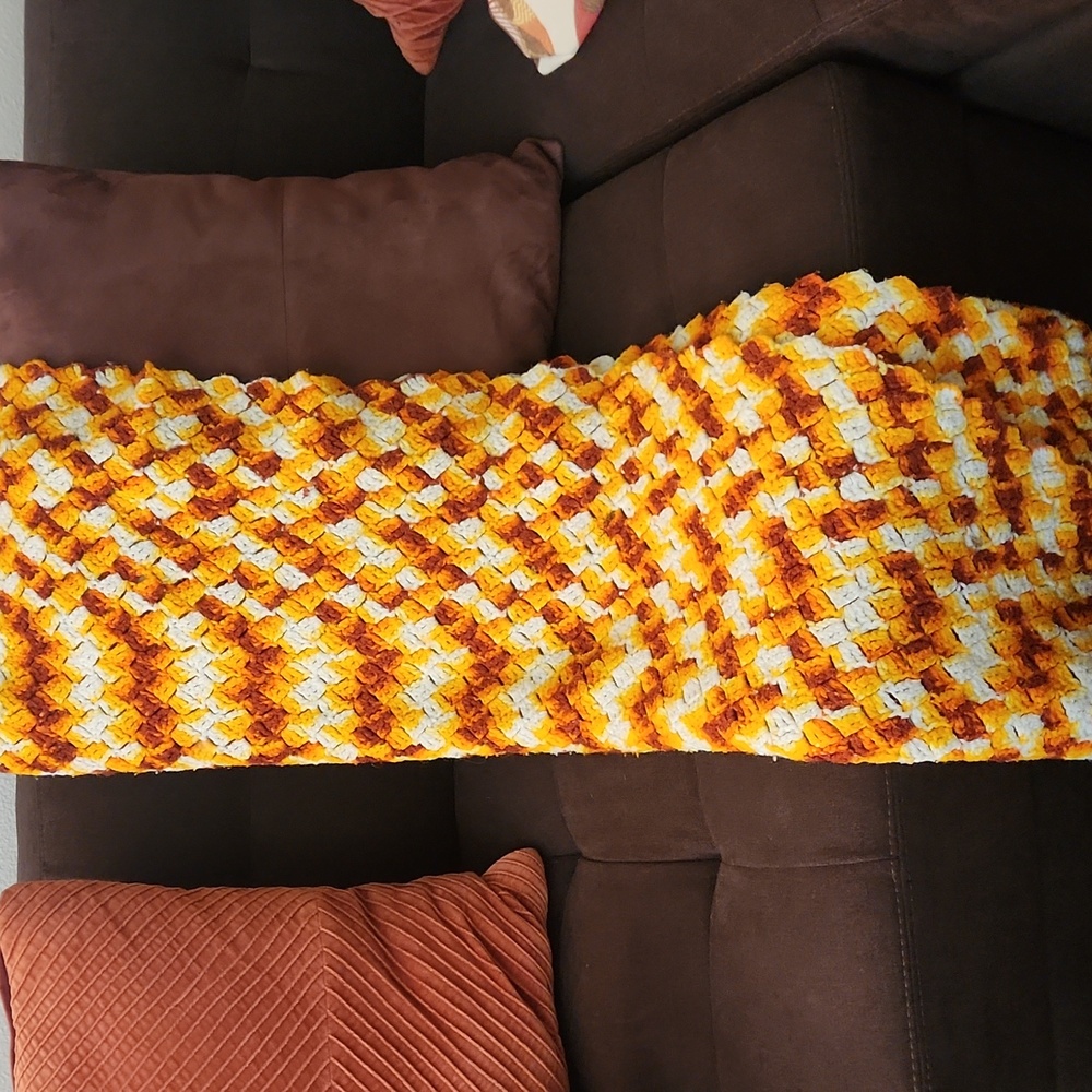 Vintage Crochet Throw